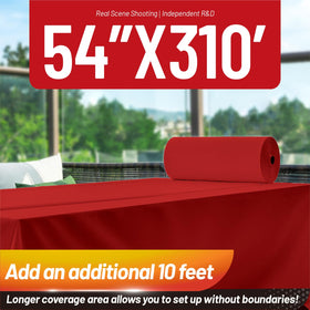 Airbin premium PEVA tablecloth with embossed texture for durability