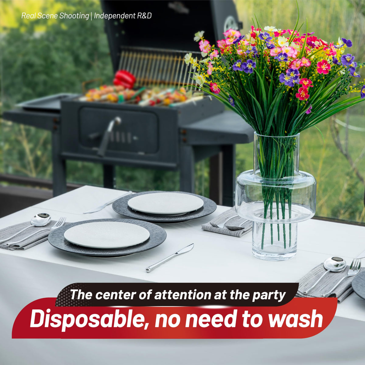 Airbin tablecloth large roll is convenient for frequent hosts.