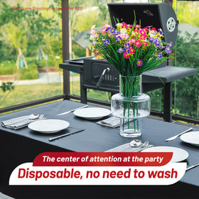Airbin tablecloth roll satin gloss finish adds elegant flair to events.