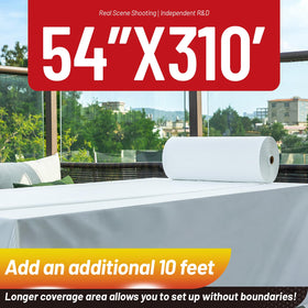 Airbin tablecloth white elegant design enhances any table setting.