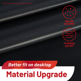 Airbin versatile black table cover enhances décor with minimal effort.