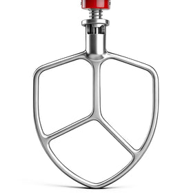 Airkitrep flat beater for KitchenAid 5Plus/6Qt showing smooth, consistent mixing.