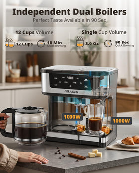 AIRMSEN 60oz tank ensures fewer refills during busy days.