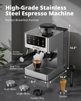 AirMSEN supports cups up to 4.1 inches tall for larger beverages.