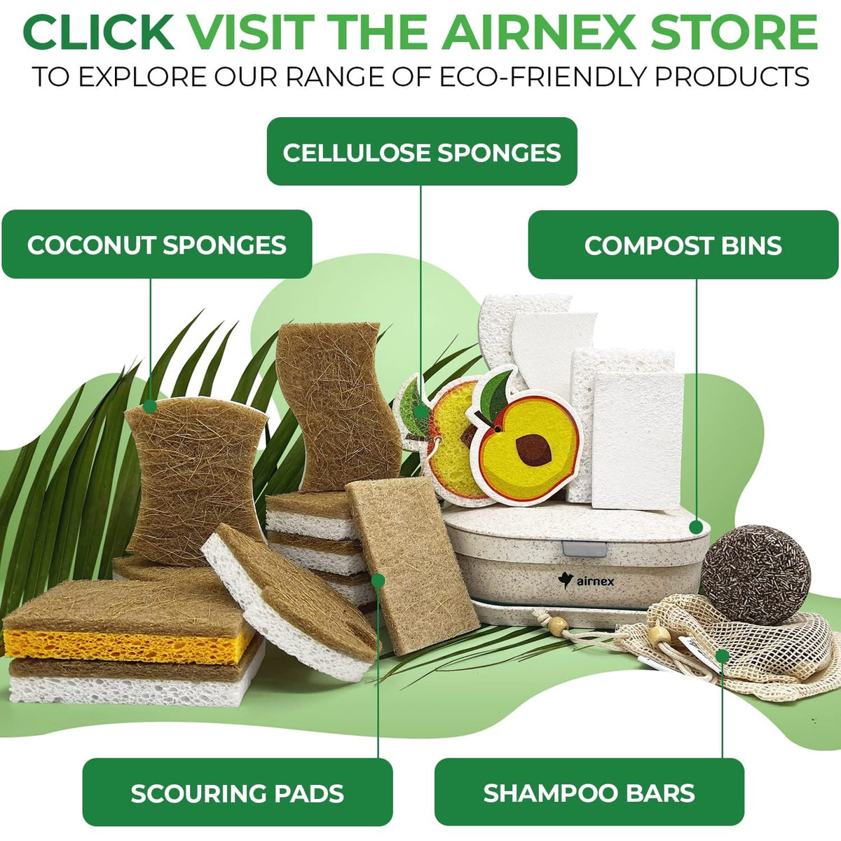 AirNEX two carbon filters extend odor protection between bin cleanups.