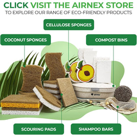 AirNEX two carbon filters extend odor protection between bin cleanups.