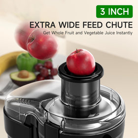 Airon juicer uses 304 stainless steel grinding net for purity.