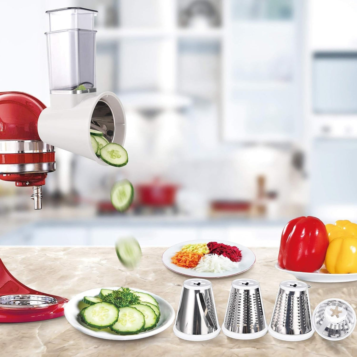 Airpro cheese grater blade for shredding cheese and vegetables