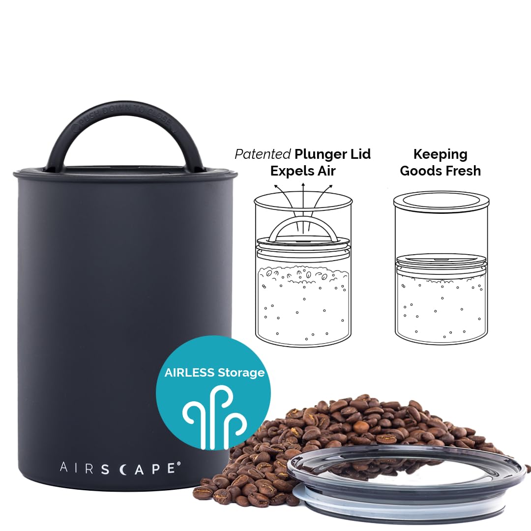 AirScape stainless steel canister blocks UV rays while storing aromatics.