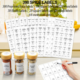 AISIPRIN 2-in-1 shaker lids image shows dual ports for spices.