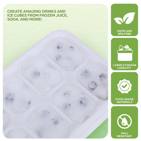 AISLE 3 Essentials silicone trays offer easy-release cubes for quick, smooth popping.