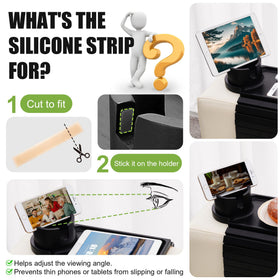 AISONGDONG bamboo arm tray offers natural durability and easy cleaning.