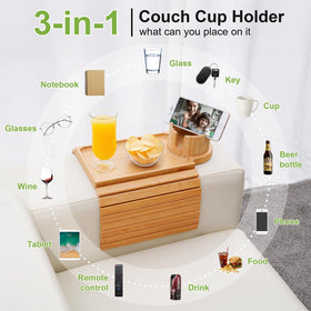 AISONGDONG phone stand on arm tray for hands-free viewing
