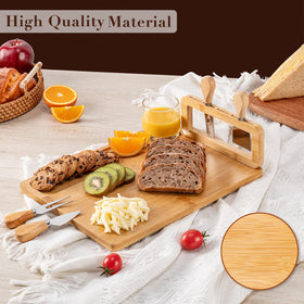 AISOSO cheese knife set provides precise tools for elegant cheese plating.