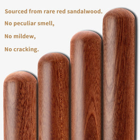 Aisoso long rolling pin in use provides consistent thickness and comfortable grip