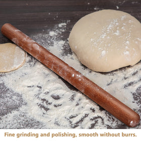 Aisoso easy clean rolling pin can be wiped down after dough work