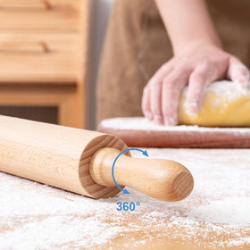 AISOSO ergonomic handles on both ends for comfortable, effortless rolling