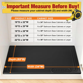 Aisslro silicone mat with raised edge contains drips and splashes effectively.