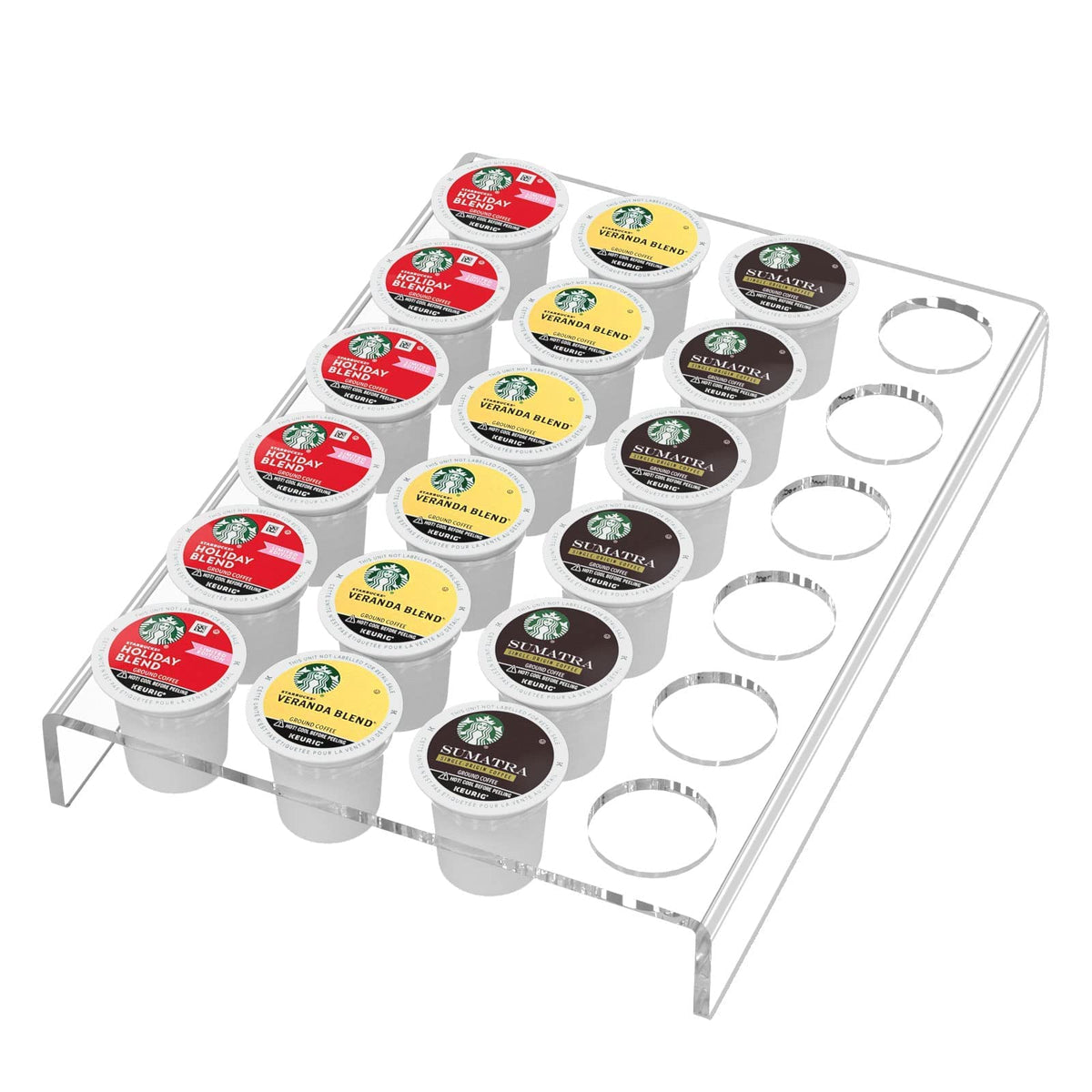On-counter K Cup storage by AITEE for quick coffee selection