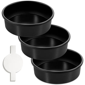 AIVIKI 8-inch round cake pans set of 3 with even layers and smooth edges