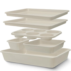 AIVIKI baking pans cookie sheet for even heat and easy release