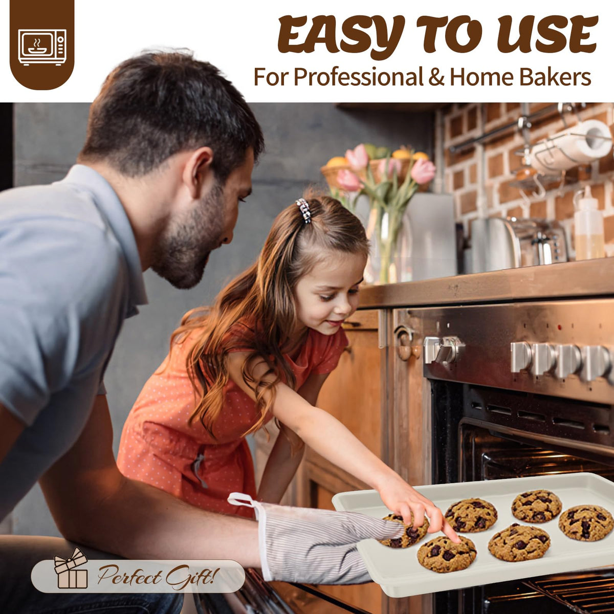 AIVIKI nesting bakeware design saves space and stacks neatly