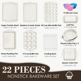 AIVIKI large cookie sheet ideal for cookies and sheet-pan dinners