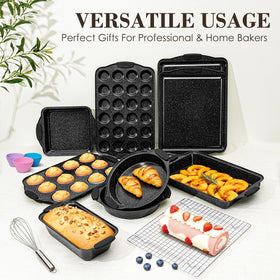 AIVIKI mini muffin pan supports bite-sized treats and portions