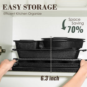 AIVIKI muffin pan with silicone liners ensures easy release