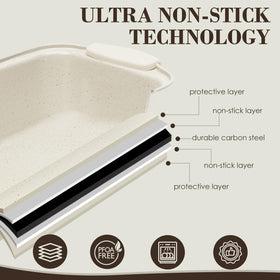 AIVIKI round cake pans for evenly layered desserts