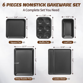 AIVIKI deep roaster pan distributing heat evenly during roasting