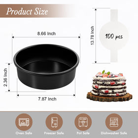 AIVIKI nonstick coating enables easy release after baking