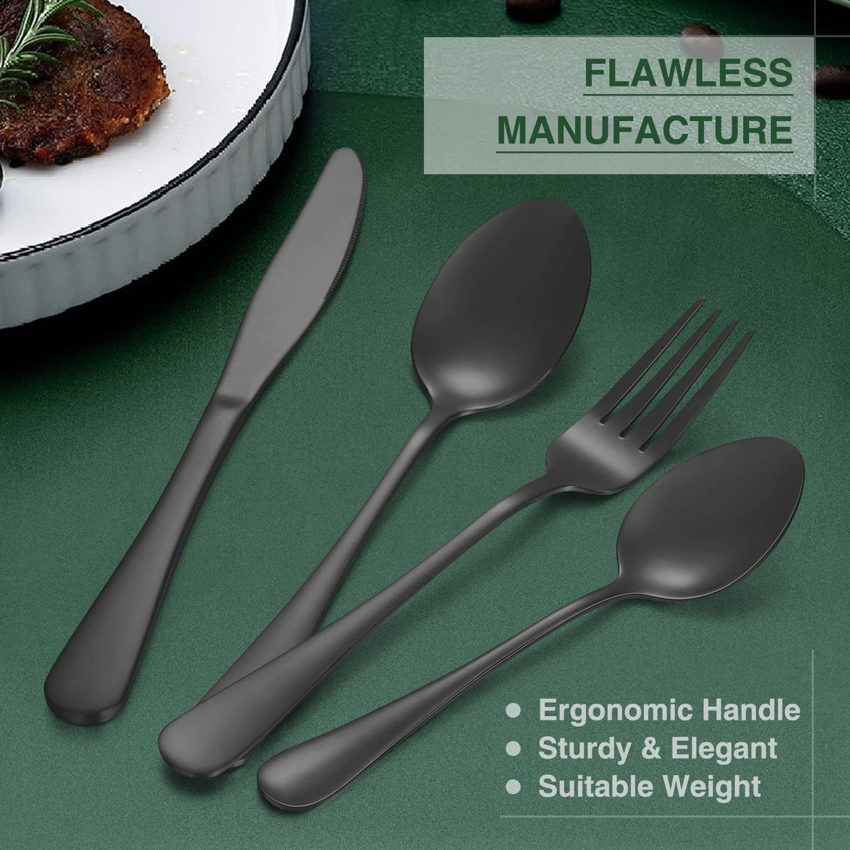 AIVIKI rust-resistant silverware built for long-term durability.