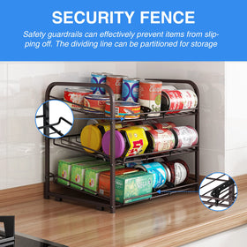 AIYAKA bronze rack dimensions help plan cabinet fit