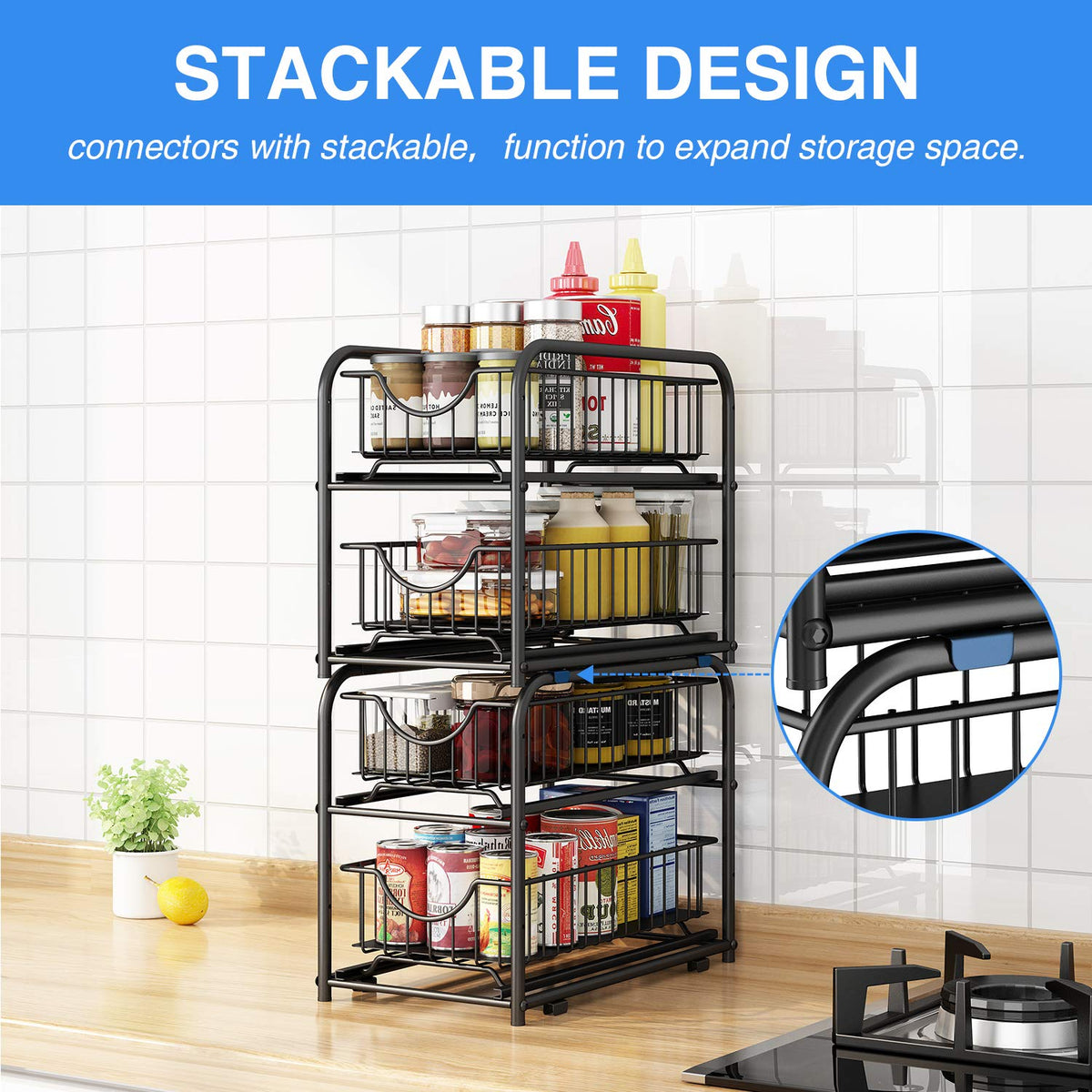 AIYAKA sturdy metal frame with scratch-resistant coating for long-lasting use