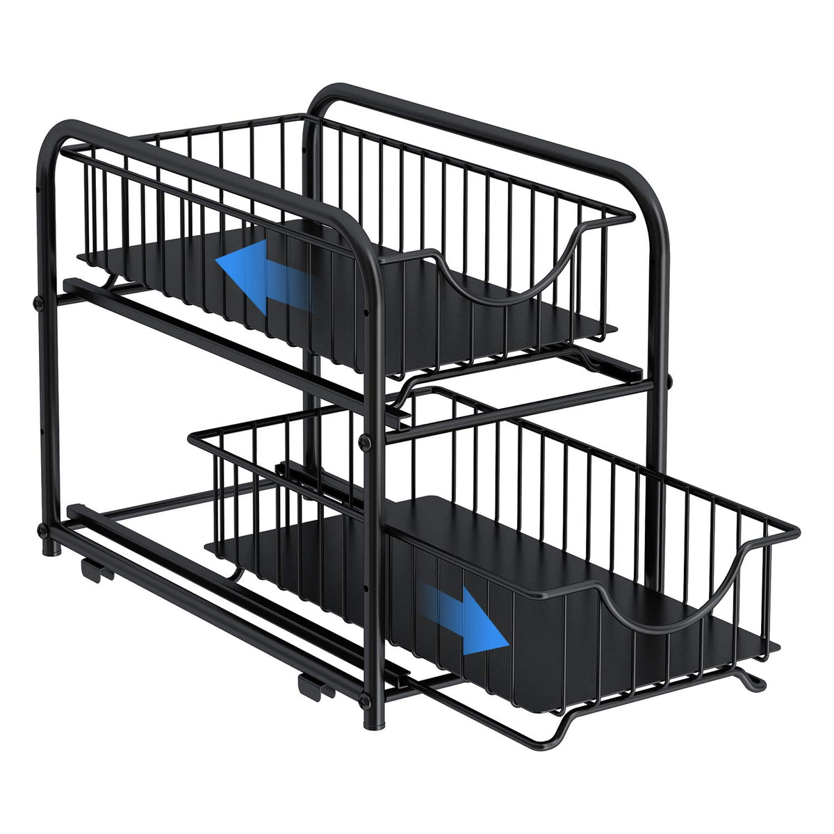 AIYAKA under-sink rack sliding drawer demonstrating space-saving design