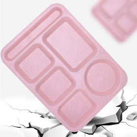 AIYoo microwave-safe divided plate supports quick reheats up to 248℉.