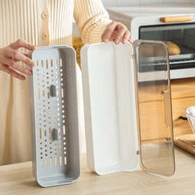 AIYoo durable plastic flatware tray for daily kitchen use.