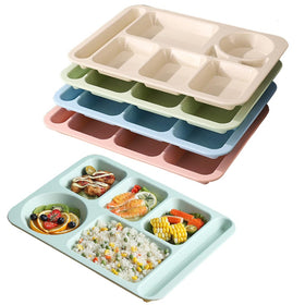 AIYoo picnic-friendly divided plate ideal for outdoor dining.