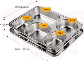 AIYoo deep 1.6 inch compartment prevents spills