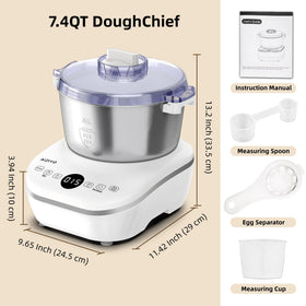 AIZIYO DoughChief compact design fitting typical home kitchens