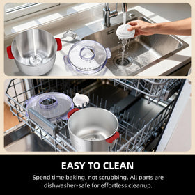 AIZIYO DoughChief compact design fits small kitchens without sacrificing capacity.