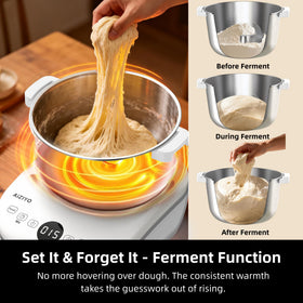 AIZIYO DoughChief ferment function enables steady dough proofing temperatures