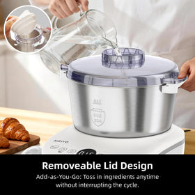 AIZIYO DoughChief S-shaped dough blade for gentle kneading simulation