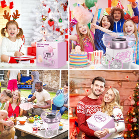 Ajgvq cotton candy machine mini packaging includes user manual for easy setup
