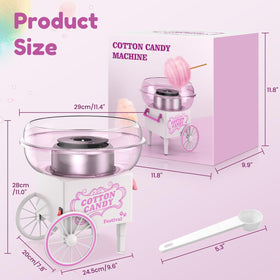 Ajgvq cotton candy machine mini top view emphasizes compact footprint for small spaces