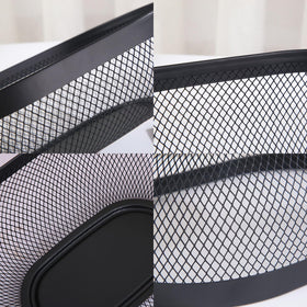 AJIODA kitchen counter basket keeps tools and towels within reach.