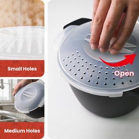 AJXX Inner wall marks help precise portioning for meals.