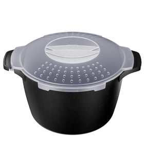 AJXX large microwave steamer 2qt for quick, healthy vegetable steaming