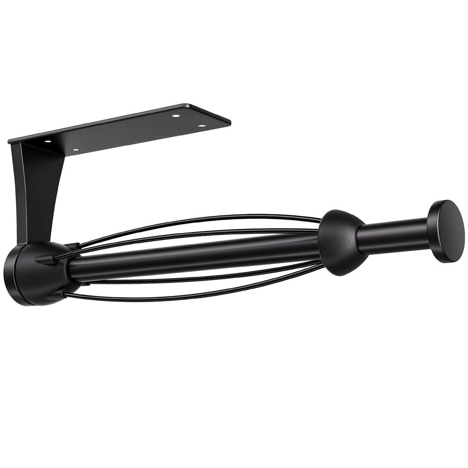 AKAAYUKO under cabinet paper towel holder with damping for smooth one-handed tearing